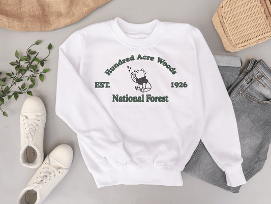 Pooh’s Hundred Acre Woods Embroidered Crew
